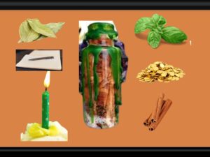 Money Spell Jar ingredients